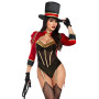 Костюм циркачки Leg Avenue Ravishing Ringmaster Bodysuit S