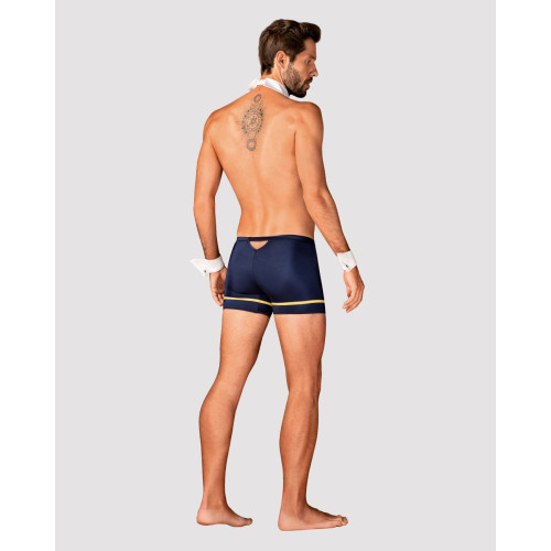 Эротический костюм пилота Obsessive Pilotman set синий L/XL