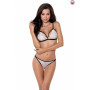 Комплект белья Passion ORIHIME SET Белый XXL/XXXL