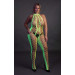Бодістокінг Ouch! Bodystocking With Halterneck Green XL/4XL
