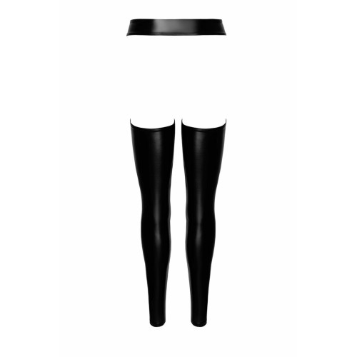 Леггинсы Noir Handmade F323 Rebel, XXL, black, под латекс, с открытыми бедрами и ягодицами