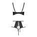 Комплект белья Passion TASMINA SET black S/M