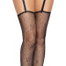 Чулки Leg Avenue Daisy Dot Fishnet Stockings One Size Black