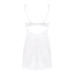 Сорочка Obsessive Amor Blanco underwire chemise & thong white L/XL