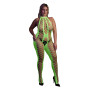 Бодістокінг Ouch! Bodystocking With Halterneck Green XL/4XL