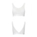 Топ с прозрачной вставкой Passion PS002 TOP S, white
