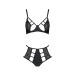 Комплект белья Passion TASMINA SET black S/M