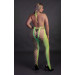 Бодістокінг Ouch! Bodystocking With Halterneck Green XL/4XL
