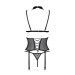 Корсет с открытой грудью Passion DOMINICA CORSET black S/M