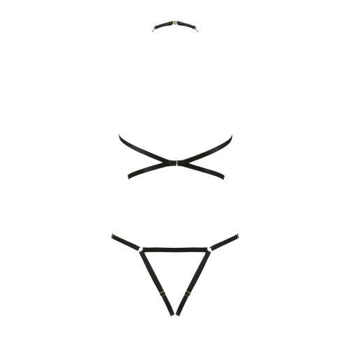 Портупея-боді зі стреп Passion Exclusive IVENA black XXL/XXXL