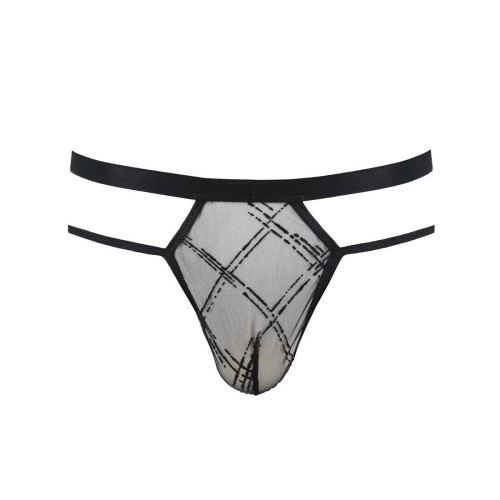 Чоловічі прозорі стринги Passion 029 Thong Collin Black S/M