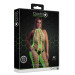 Бодістокінг Ouch! Bodystocking With Halterneck Green XL/4XL