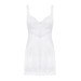 Сорочка Obsessive Amor Blanco underwire chemise & thong white L/XL