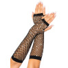 Митенки Leg Avenue Rhinestone Fishnet Arm Warmers Black