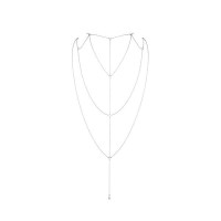 Ланцюжок для спини Bijoux Indiscrets Magnifique Back and Cleavage Chain Сріблястий