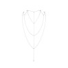 Цепочка для спины Bijoux Indiscrets Magnifique Back and Cleavage Chain Серебристая