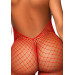Еротичний сітчастий бодістокінг Leg Avenue Racer neck bodystocking Red