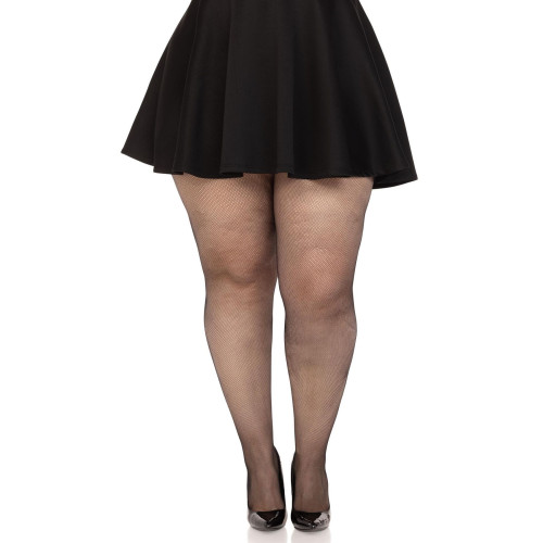 Чулки Leg Avenue Spandex micro net tights Black 1X/2X