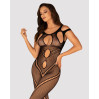 Бодистокинг Obsessive Bodystocking G322 фантасмагорично-силуэтный крой black S/M/L