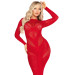 Платье Leg Avenue Lace and Net Bodycon Gown One Size, Red