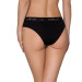 Трусики-сліпи з бавовни та еластаном Passion PS004 PANTIES S, black