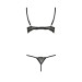 Комплект белья Passion VALERY SET OpenBra Черный XXL/XXXL