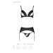 Комплект з екошкіри Passion Miley Set black L/XL