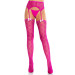 Колготки-панчохи Leg Avenue Heart Garterbelt Stockings One Size Magenta