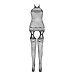 Бодистокинг Passion ECO BS006 white, с доступом