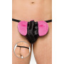 Трусы Softline слоник Thong 4445 Черные S/L