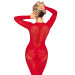 Платье Leg Avenue Lace and Net Bodycon Gown One Size, Red