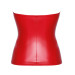 Корсет Noir Handmade F355 Red powerwetlook corset - M