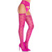 Колготки-панчохи Leg Avenue Heart Garterbelt Stockings One Size Magenta
