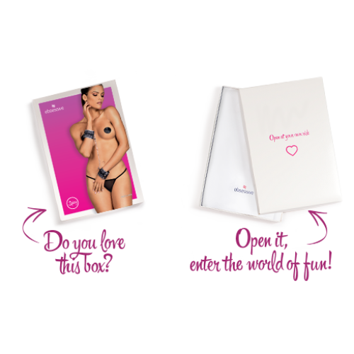 Широкие наручники с блестками и цепью Obsessive A747 cuffs, черно-серебряные