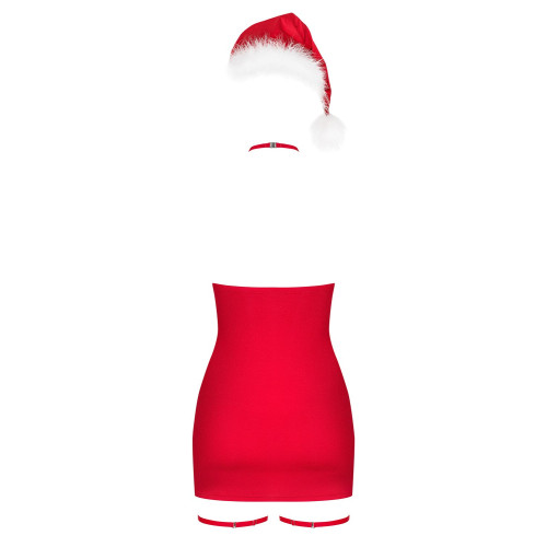 Сорочка Obsessive Kissmas chemise red S/M