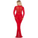 Платье Leg Avenue Lace and Net Bodycon Gown One Size, Red