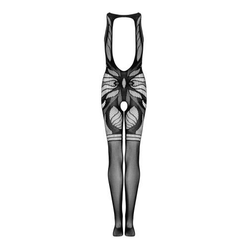 Сетчатый бодистокинг без рукавов Obsessive Bodystocking G331 черный S/M/L