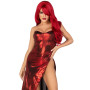 Эротическое платье Leg Avenue Shimmer bodysuit with skirt M
