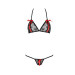 Комплект белья Passion MELISSA BIKINI black L/XL