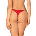 Трусики з доступом Obsessive Ingridia crotchless thong XS/S, червоні