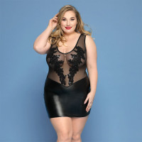 Сукня JSY P91158 Чорна Plus Size