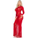 Платье Leg Avenue Lace and Net Bodycon Gown One Size, Red