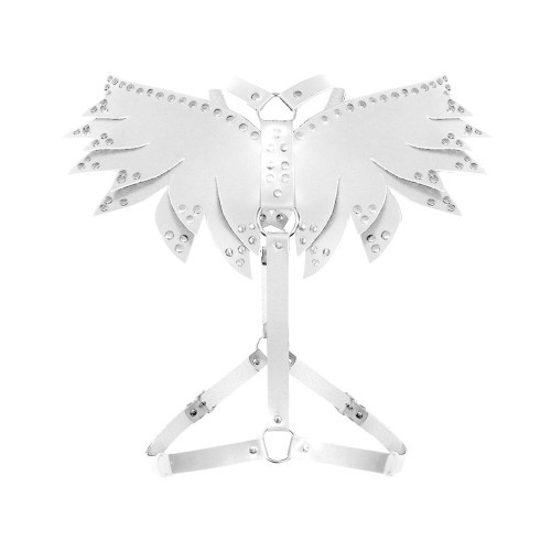 Женская портупея Art of Sex - Wings белая XS-M, экокожа