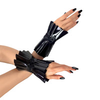 Плиссированные манжеты на руки Art of Sex - Eva, цвет черный Плиссированные манжеты на руки Art of Sex - Eva, цвет черный