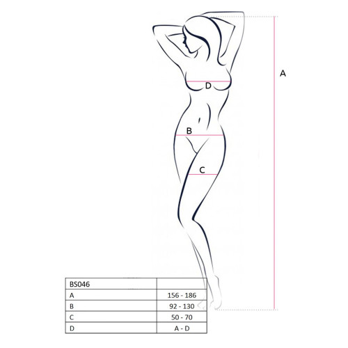 Бодістокінг Passion BS046 Червоний S/M/L