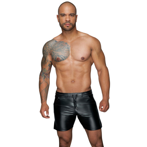 Мужские шорты с мокрым эффектом Noir Handmade H061 Powerwetlook shorts, S