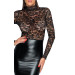 Сукня з мереживним топом Noir Handmade F228 Midi dress with soft lace top, XXL, мокрий ефект