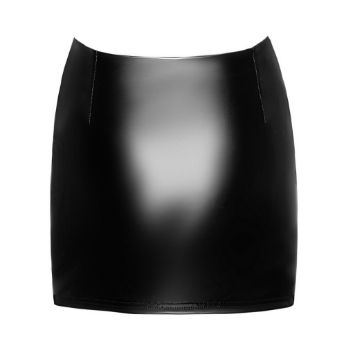 Юбка Noir Handmade F345 Powerwetlook skirt with garter - XXL