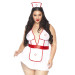Костюм медсестри Leg Avenue Nightshift Nurse XL/XXL, сукня, трусики, шапочка