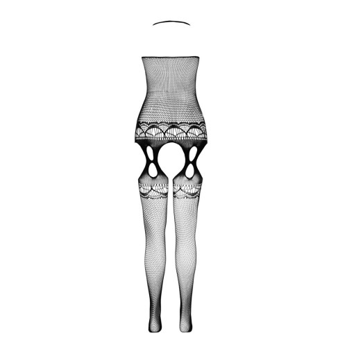 Бодистокинг Passion ECO BS006 white, с доступом